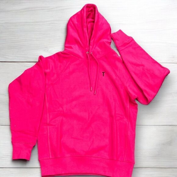 THAKOON Women’s Sweatshirt Hoodie in the Size XSmall in Hot Pink Color - Picture 7 of 13